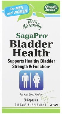 Terry Naturally, SagaPro, Bladder Health, Blasengesundheit, für Männer und Frauen, 30 Kapseln (100 mg pro Kapsel)