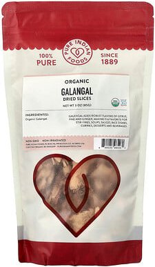 Pure Indian Foods, Bio Galgant getrocknete Scheiben, 85 g (3 oz.)