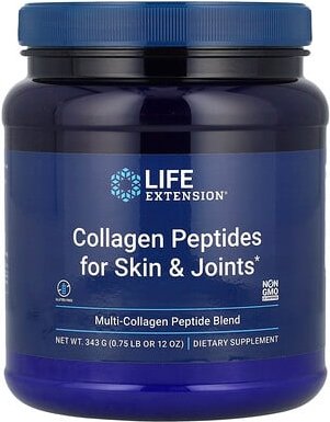 Life Extension, Collagen Peptides For Skin & Joints, Kollagenpeptide für Haut und Gelenke, 343 g (12 oz.)