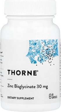 Thorne, Zinc Bisglycinate, Zinkbisglycinat, 30 mg, 60 Kapseln