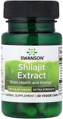 Thumbnail - Swanson, Shilajit Extract, Shilajit-Extrakt, 100 mg, 30 pflanzliche Kapseln