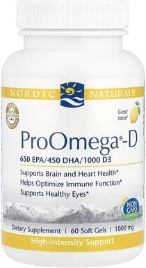Thumbnail - Nordic Naturals, ProOmega®-D, Zitrone, 60 Weichkapseln
