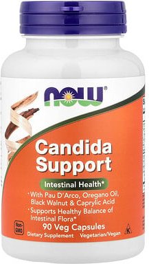 NOW Foods, Candida Support, Unterstützung mit Candida, 90 pflanzliche Kapseln