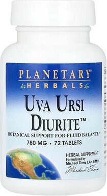 Planetary Herbals, Uva Ursi Diurite™, 72 Tabletten