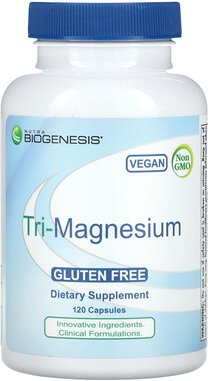 Nutra BioGenesis, Tri-Magnesium, Tri-Magnesium, 100 mg, 120 Kapseln
