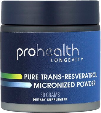 ProHealth Longevity, Pure Trans-Resveratrol, mikronisiertes Pulver, 30 g