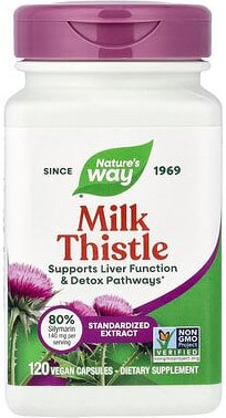 Thumbnail - Nature's Way, Mariendistel, standardisiert, 120 vegane Kapseln