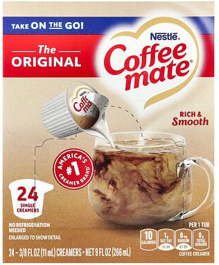 Coffee Mate, Liquid Coffee Creamer, flüssiger Kaffeeweißer, Original, 24 Stück