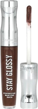 Rimmel London, Stay Glossy Lip Gloss, 435 Cocoa Kiss, lipgloss, 435 Cocoa Kiss, 5,5 ml (0,18 fl. oz.)