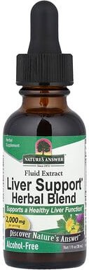 Nature's Answer, Liver Support Herbal Blend, flüssiger Kräuterextrakt zur Unterstützung der Leber, alkoholfrei, 2.000 mg...