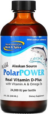 North American Herb & Spice, Alaska-Wild PolarPower, Wild Sockeye Lachsöl, 8 fl oz (240 ml)
