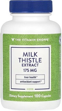 Thumbnail - The Vitamin Shoppe, Milk Thistle Extract, Mariendistelextrakt, 175 mg, 100 Kapseln