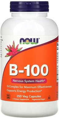 NOW Foods, B-100, 250 vegetarische Kapseln