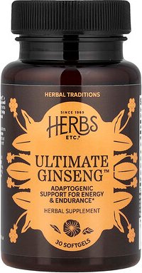 Herbs Etc., Ultimate Ginseng™, 30 Weichkapseln