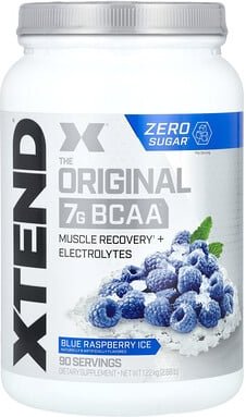 XTEND, 7G BCAA, Blue Raspberry Ice, 7G BCAA, Blue Raspberry Ice, 1,22 kg (2,68 lb.)