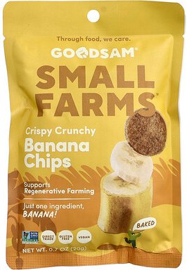GoodSam, Medium Farms™, Crispy Crunchy Chips, knusprige Chips, Banane, 20 g (0,7 oz.)