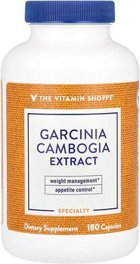 The Vitamin Shoppe, Garcinia Cambogia Extract, Malabar-Tamarinde-Extrakt, 180 Kapseln