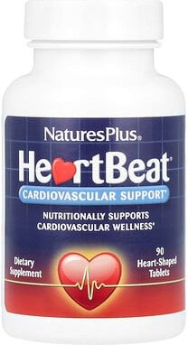 Thumbnail - NaturesPlus, HeartBeat, Herz-Kreislauf-Unterstützung, 90 herzförmige Tabletten