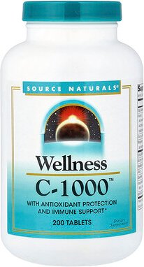 Source Naturals, Wellness C-1000™, 200 Tabletten