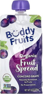Thumbnail - Buddy Fruits, Organic Fruit Spread, Bio-Fruchtaufstrich, Concord Grape, Bio-Fruchtaufstrich, Concord Grape, 370 g (13 oz...