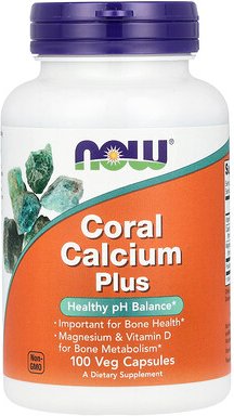 NOW Foods, Coral Kalzium Plus, 100 vegetarische Kapseln