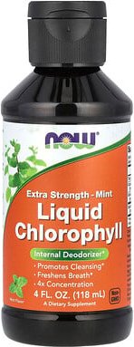 NOW Foods, Liquid Chlorophyll, flüssiges Chlorophyll, Minze, 118 ml (4 fl. oz.)