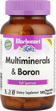 Bluebonnet Nutrition, Multimineralien, Plus Bor, 180 vegetarische Kapseln