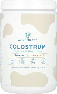 Wondercow, Colostrum Powder, Colostrum-Pulver, Schokolade, 209 g (7,4 oz.)