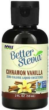 NOW Foods, Better Stevia, Zero-Calorie Liquid Sweetener, Cinnamon Vanilla, kalorienfreier flüssiger Süßstoff, Zimt-Vanil...