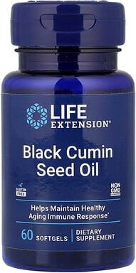 Life Extension, Schwarzkümmelöl, 60 Weichkapseln (500 mg pro Weichkapsel)
