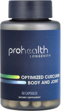 Thumbnail - ProHealth Longevity, Optimized Curcumin, Body and Joint, optimiertes Kurkumin, Körper und Gelenk, 60 Kapseln