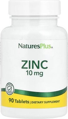 NaturesPlus, Zink, 10 mg, 90 Tabletten