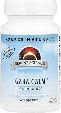 Thumbnail - Source Naturals, Serene Science®, GABA Calm®, Pfefferminze, 60 Lutschtabletten