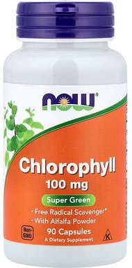 NOW Foods, Chlorophyll, 90 Kapseln