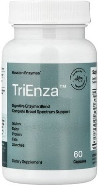 Houston Enzymes, TriEnza®, Verdauungsenzyme, 60 Kapseln