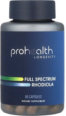 ProHealth Longevity, Full Spectrum Rhodiola, Rhodiola, Vollspektrum, 60 Kapseln