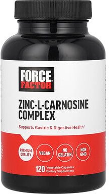 Thumbnail - Force Factor, Zinc-L-Carnosine Complex, Zink-L-Carnosin-Komplex, 120 pflanzliche Kapseln