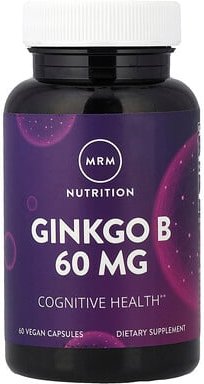 MRM Nutrition, Ginkgo B, 60 mg, 60 vegane Kapseln