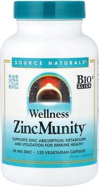 Source Naturals, Wellness ZincMunity™, 120 pflanzliche Kapseln
