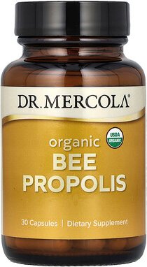 Dr. Mercola, Organic Bee Propolis, Bio-Bienenpropolis, 30 Kapseln (125 mg pro Kapsel)