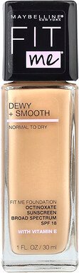 Maybelline, Fit Me®, Dewy + Smooth Foundation, Dewy + Smooth Foundation, 125 Nude Beige, 30 ml (1 fl. oz.)