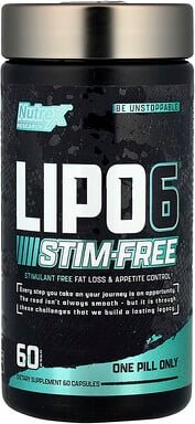Nutrex Research, Lipo6®, ohne Stimulanzien, 60 Kapseln