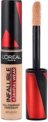 L'Oréal, Infallable, Full Coverage Concealer, Concealer mit vollständiger Abdeckung, 375 Latte, 10 ml (0,33 fl. oz.)