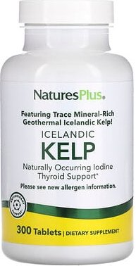 NaturesPlus, Icelandic Kelp, isländischer Seetang, 300 Tabletten (150 mg pro Tablette)