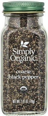 Simply Organic, Grober Bio-Pfeffer, schwarzer Bio-Pfeffer, 70 g (2,47 oz.)