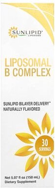 SunLipid, Liposomal B Complex, liposomaler B-Komplex, 150 ml (5.07 fl. oz.)