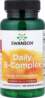 Swanson, Täglicher B-Komplex, 100 pflanzliche Kapseln