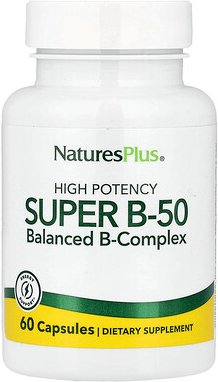 NaturesPlus, Super B50, 60 Kapseln