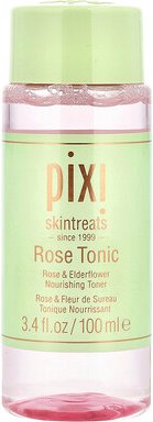 Pixi Beauty, Rose Tonic, Rose & Elderberry Nourishing Toner, pflegendes Gesichtswasser mit Rose und Holunder, alkoholfre...
