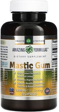 Amazing Nutrition, Mastic Gum, Mastix, 60 Kapseln (500 mg pro Kapsel)